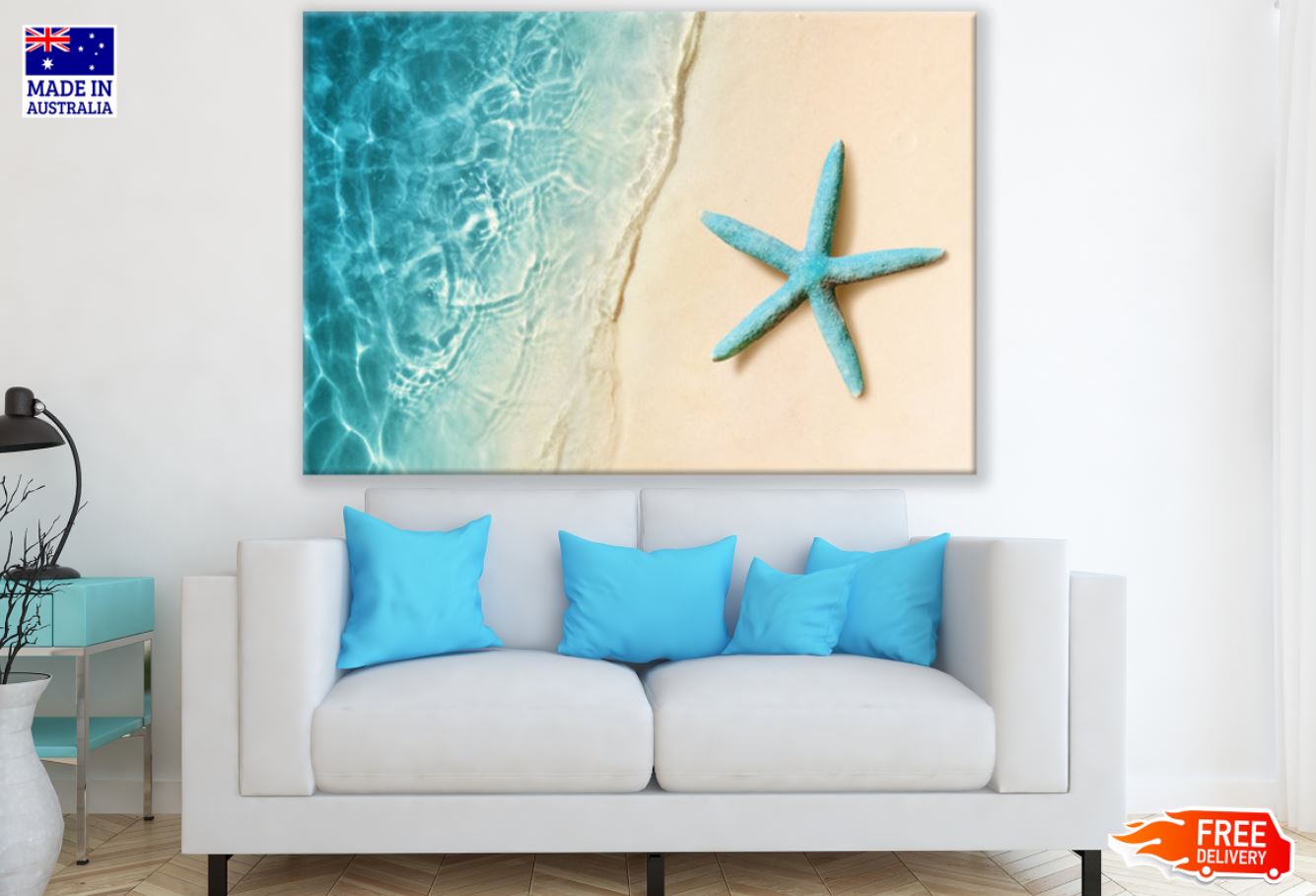 Starfish on Sea Shore Photograph Print 100% Australian Made