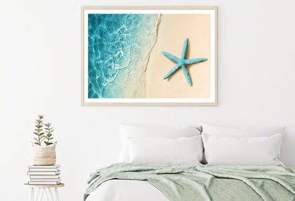 Starfish on Sea Shore Photograph Home Decor Premium Quality Poster Print Choose Your Sizes