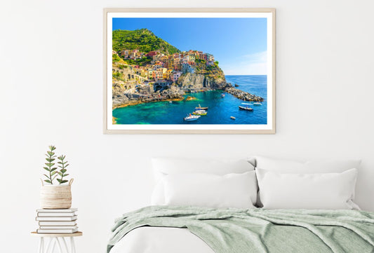 Colorful Cinque Terre, Italy View Home Decor Premium Quality Poster Print Choose Your Sizes