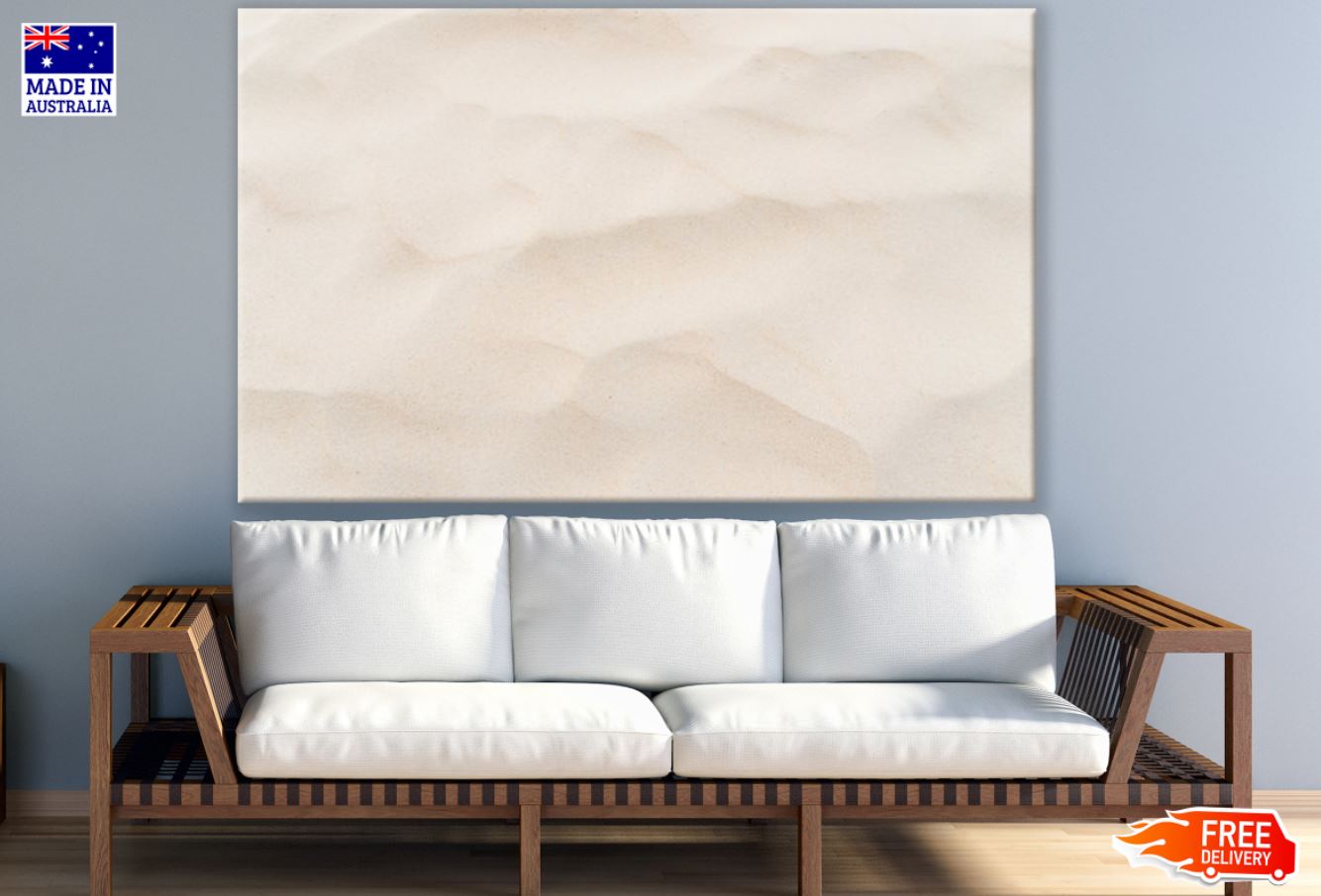 Golden Abstract Design Print 100% Australian Made