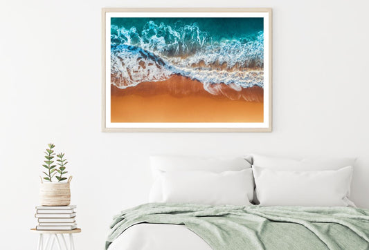 Sea Aerial View Photograph Home Decor Premium Quality Poster Print Choose Your Sizes