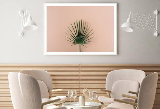 Leaf on Wall Photograph Home Decor Premium Quality Poster Print Choose Your Sizes