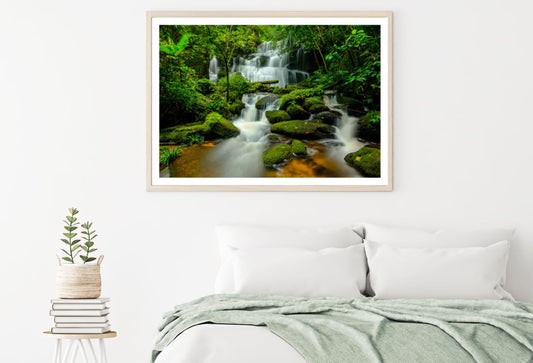 Stunning Waterfall Scenery View Home Decor Premium Quality Poster Print Choose Your Sizes