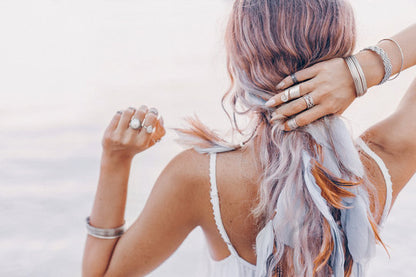 Girl on Beach Back View Home Decor Premium Quality Poster Print Choose Your Sizes