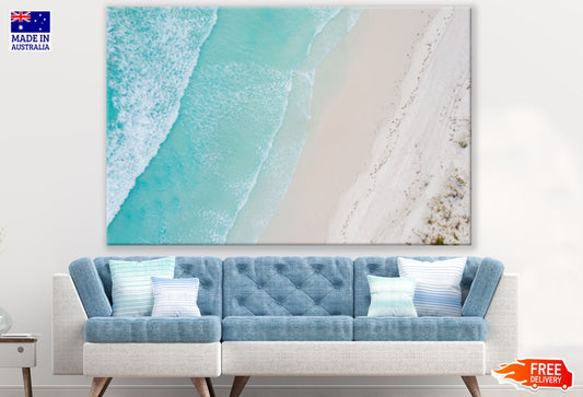 Sea & Shore Aerial Photograph Print 100% Australian Made