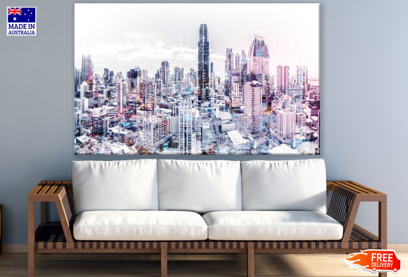 City Buildings Scenery Photograph Print 100% Australian Made