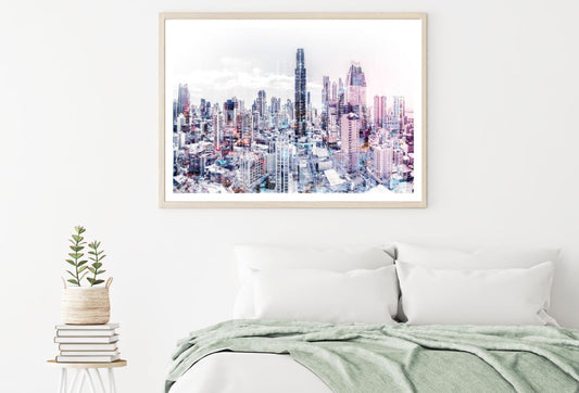 City Buildings Scenery Photograph Home Decor Premium Quality Poster Print Choose Your Sizes