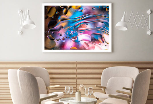 Colorful Water Bubbles Photograph Home Decor Premium Quality Poster Print Choose Your Sizes