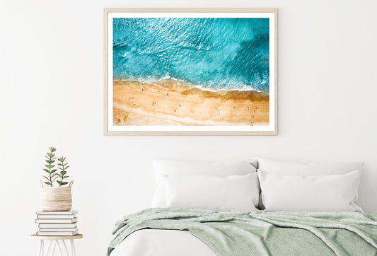 Sea Aerial View Photograph Home Decor Premium Quality Poster Print Choose Your Sizes