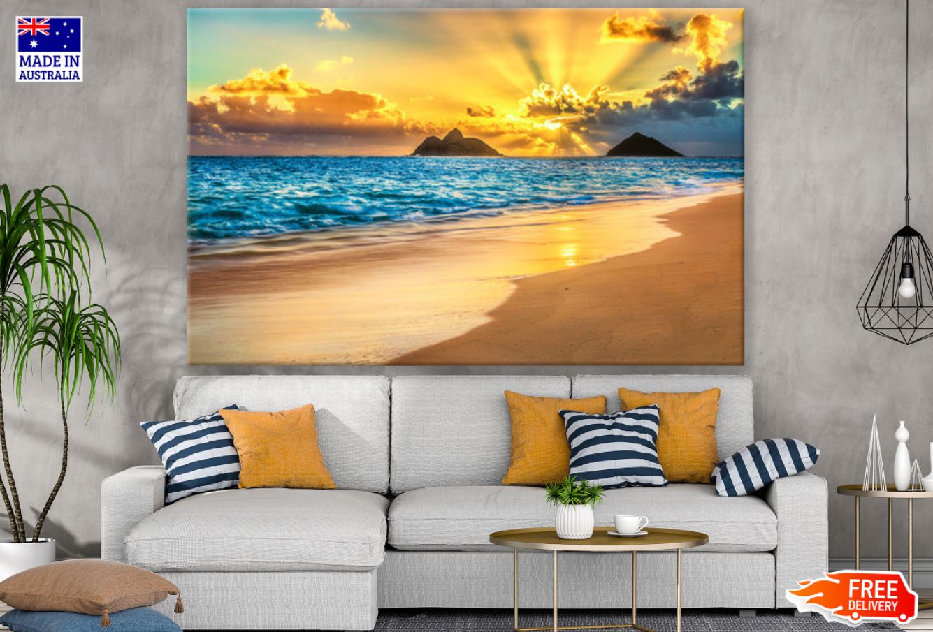 Sea Scenery Sunset Photograph Print 100% Australian Made