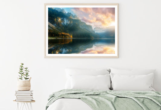 Stunning Lake & Forest Photograph Home Decor Premium Quality Poster Print Choose Your Sizes