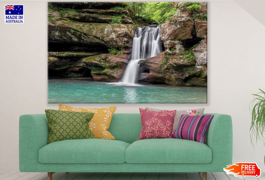 Stunnning Waterfall Scenery View Print 100% Australian Made