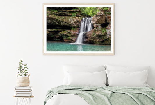 Stunnning Waterfall Scenery View Home Decor Premium Quality Poster Print Choose Your Sizes