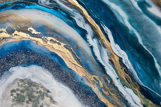 Multicolor Abstract Granite Art Print 100% Australian Made
