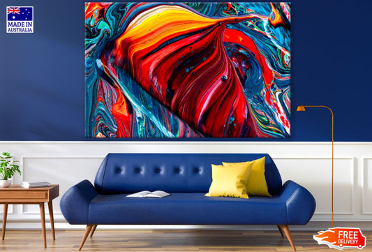 Multicolor Abstract Design Art Print 100% Australian Made