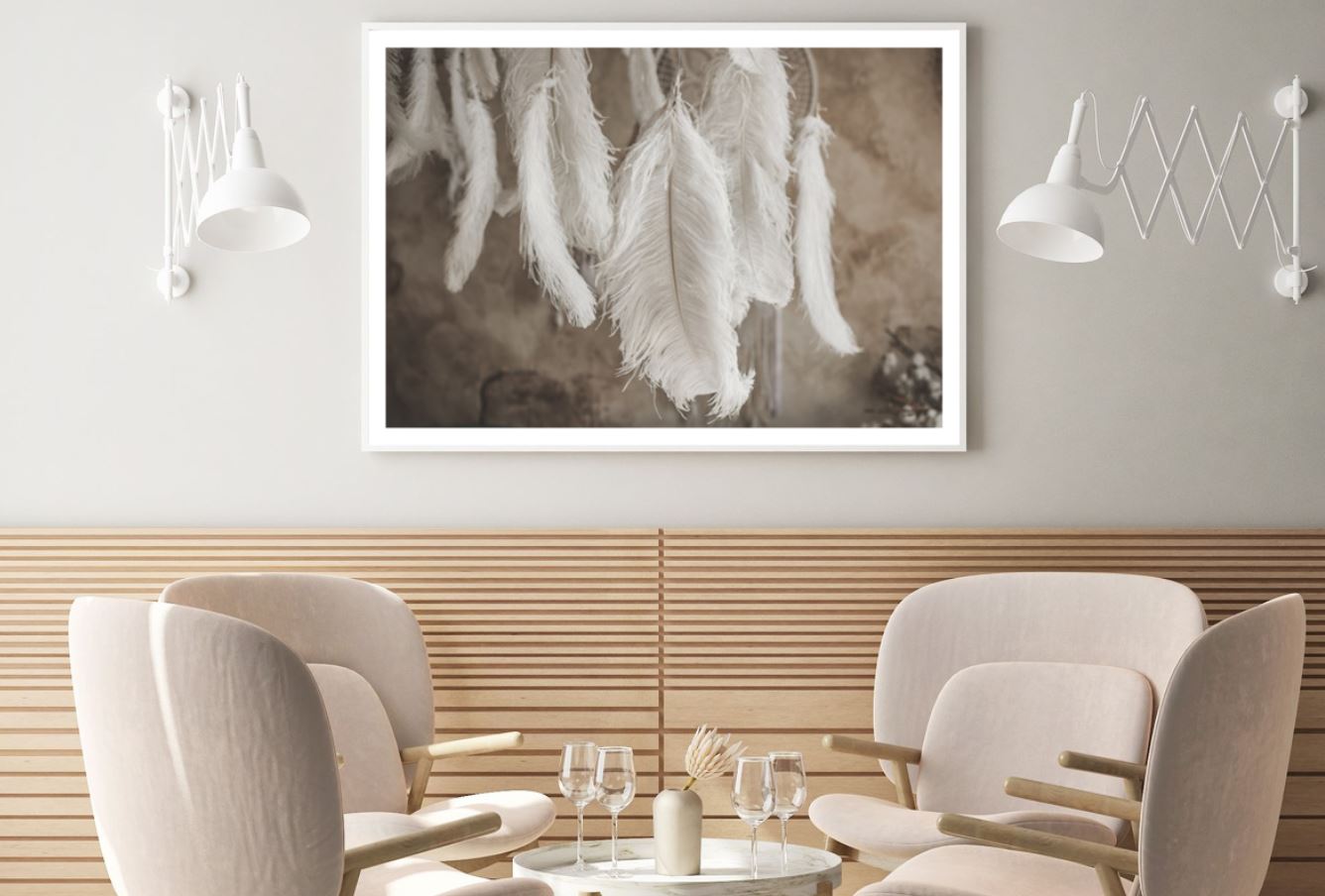 White Bird Feathers Photograph Home Decor Premium Quality Poster Print Choose Your Sizes