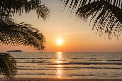 Sea Sunset Scenery Photograph Print 100% Australian Made