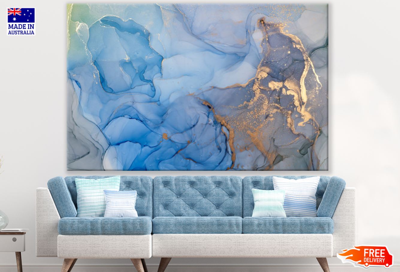 Multicolor Abstract Design Art Print 100% Australian Made