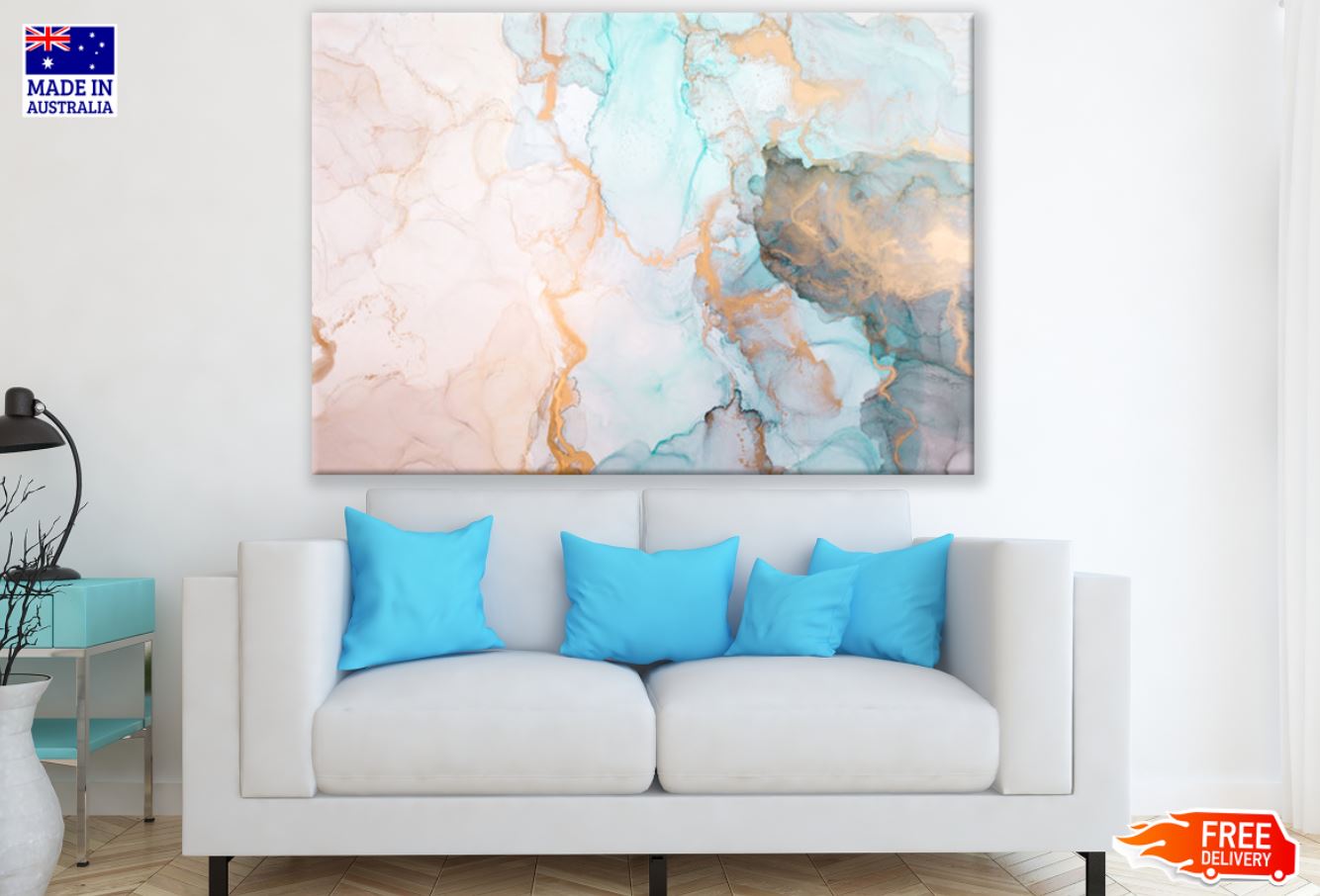 Colorful Abstract Watercolor Art Print 100% Australian Made