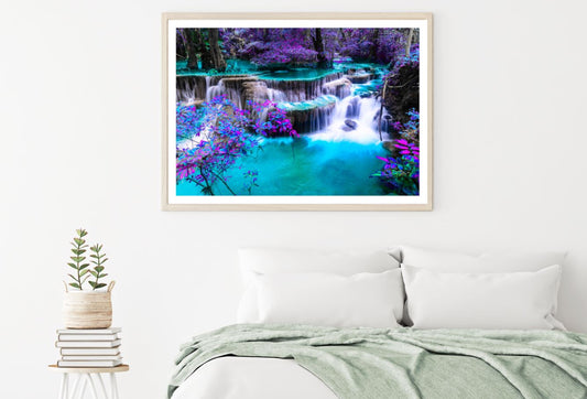 Stunning Waterfall Scenery View Home Decor Premium Quality Poster Print Choose Your Sizes
