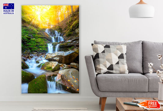 Stunning Waterfall Scenery View Print 100% Australian Made