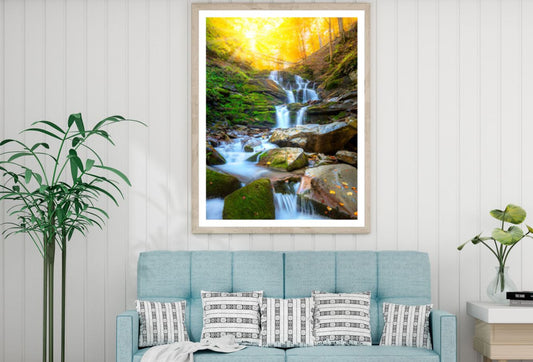 Stunning Waterfall Scenery View Home Decor Premium Quality Poster Print Choose Your Sizes