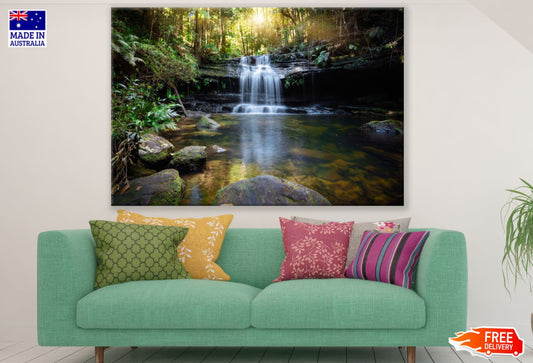 Stunning Waterfall Scenery View Print 100% Australian Made
