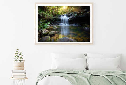 Stunning Waterfall Scenery View Home Decor Premium Quality Poster Print Choose Your Sizes