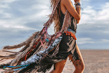 Girl Walking Photograph Home Decor Premium Quality Poster Print Choose Your Sizes