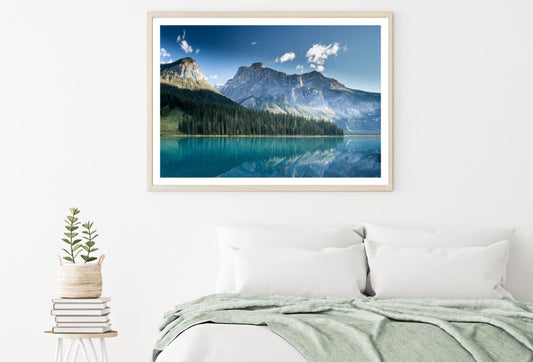 Mountain Lake & Forest Scenery Home Decor Premium Quality Poster Print Choose Your Sizes