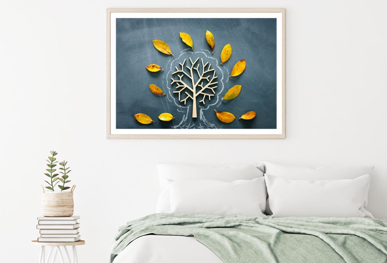 Tree & Leaves Pattern Photograph Home Decor Premium Quality Poster Print Choose Your Sizes