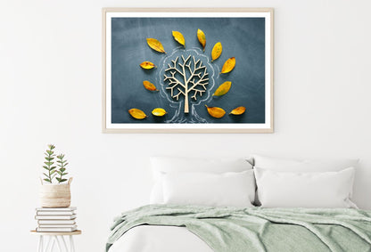 Tree & Leaves Pattern Photograph Home Decor Premium Quality Poster Print Choose Your Sizes
