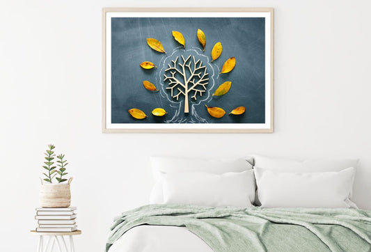 Tree & Leaves Pattern Photograph Home Decor Premium Quality Poster Print Choose Your Sizes