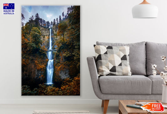 Stunning Waterfall Scenery View Print 100% Australian Made