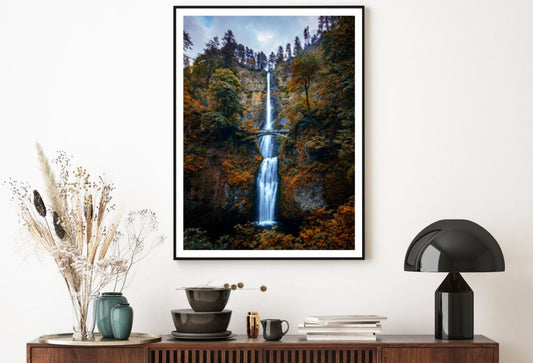 Stunning Waterfall Scenery View Home Decor Premium Quality Poster Print Choose Your Sizes