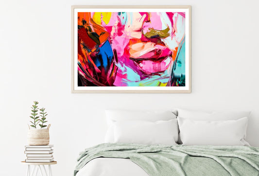 Colorful Face Abstract Design Home Decor Premium Quality Poster Print Choose Your Sizes