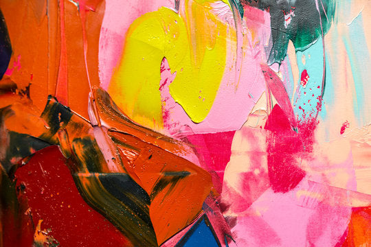 Multicolor Abstract Design Art Print 100% Australian Made