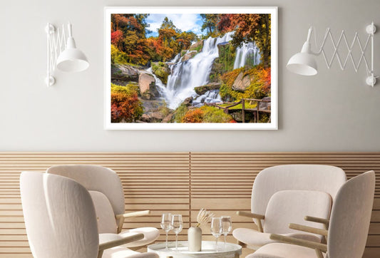 Stunning Waterfall Scenery View Home Decor Premium Quality Poster Print Choose Your Sizes