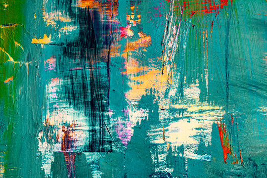 Colorful Abstract Watercolor Art Print 100% Australian Made