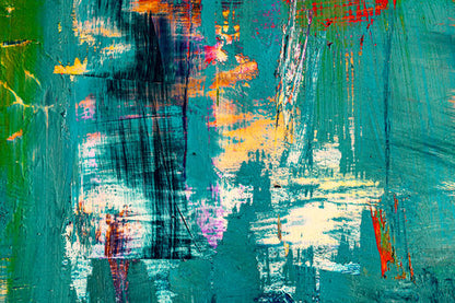 Colorful Abstract Watercolor Art Print 100% Australian Made