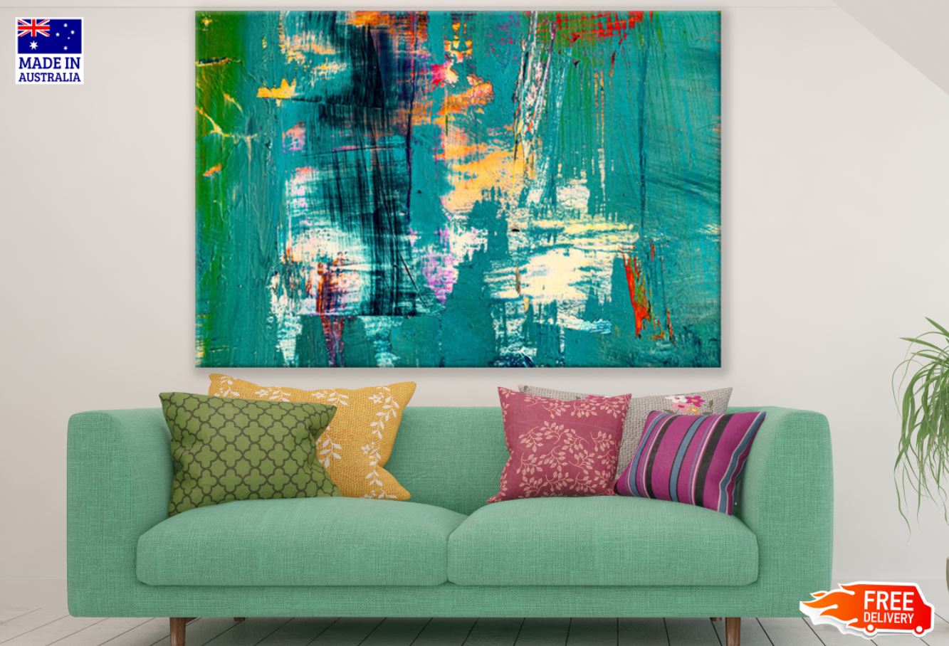 Colorful Abstract Watercolor Art Print 100% Australian Made