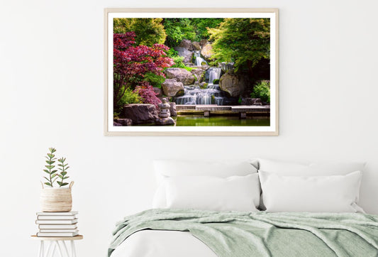 Stunning Waterfall Scenery View Home Decor Premium Quality Poster Print Choose Your Sizes