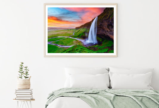 Stunning Waterfall Scenery View Home Decor Premium Quality Poster Print Choose Your Sizes