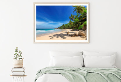 Palm Trees Near Sea Photograph Home Decor Premium Quality Poster Print Choose Your Sizes
