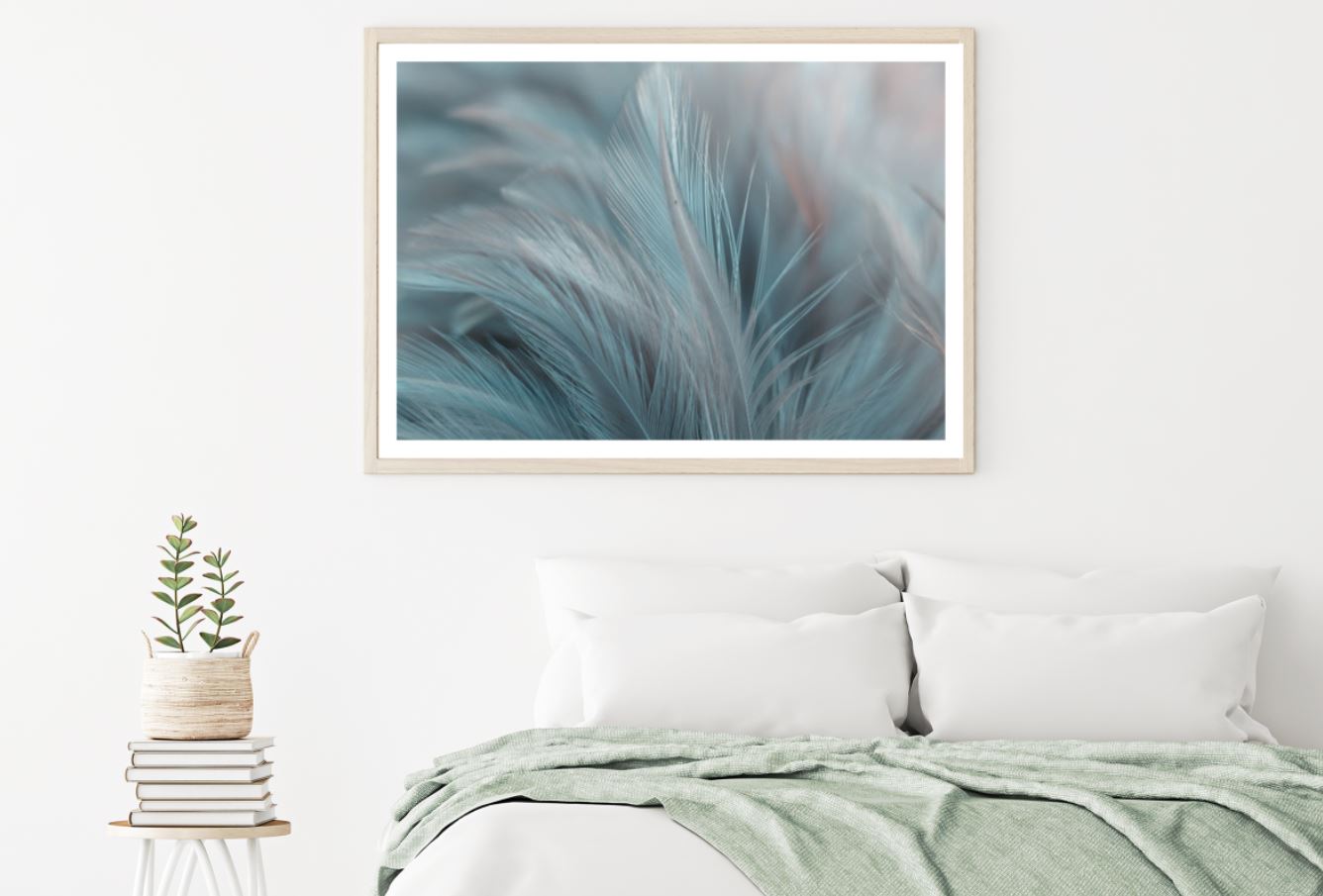 Feathers Closeup Photograph Home Decor Premium Quality Poster Print Choose Your Sizes
