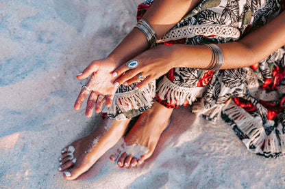 Girl on Beach Photograph Home Decor Premium Quality Poster Print Choose Your Sizes