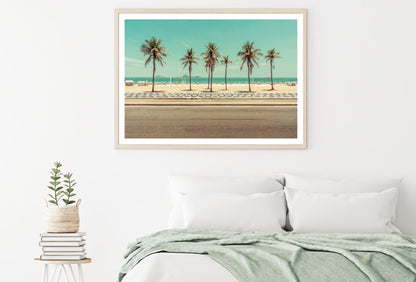 Palm Trees Near Sea Photograph Home Decor Premium Quality Poster Print Choose Your Sizes
