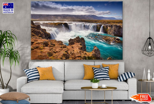 Stunning Waterfall Scenery View Print 100% Australian Made