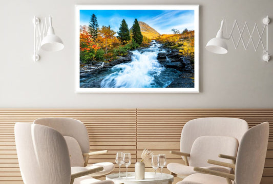 Stunning Waterfall Scenery View Home Decor Premium Quality Poster Print Choose Your Sizes