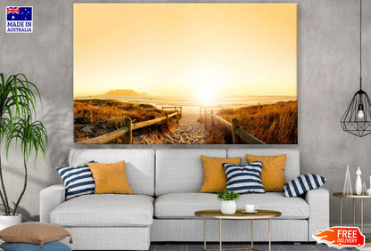 Sand Foot Path to Sea Photograph Print 100% Australian Made